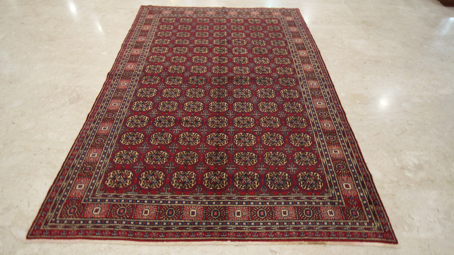 Turkish Vintage 7x10 feet Area Rug |  Hand Knotted Rug | Bedroom Rug | Living Room Rug | 200x300 cm | Afghan rug | antique Rug .