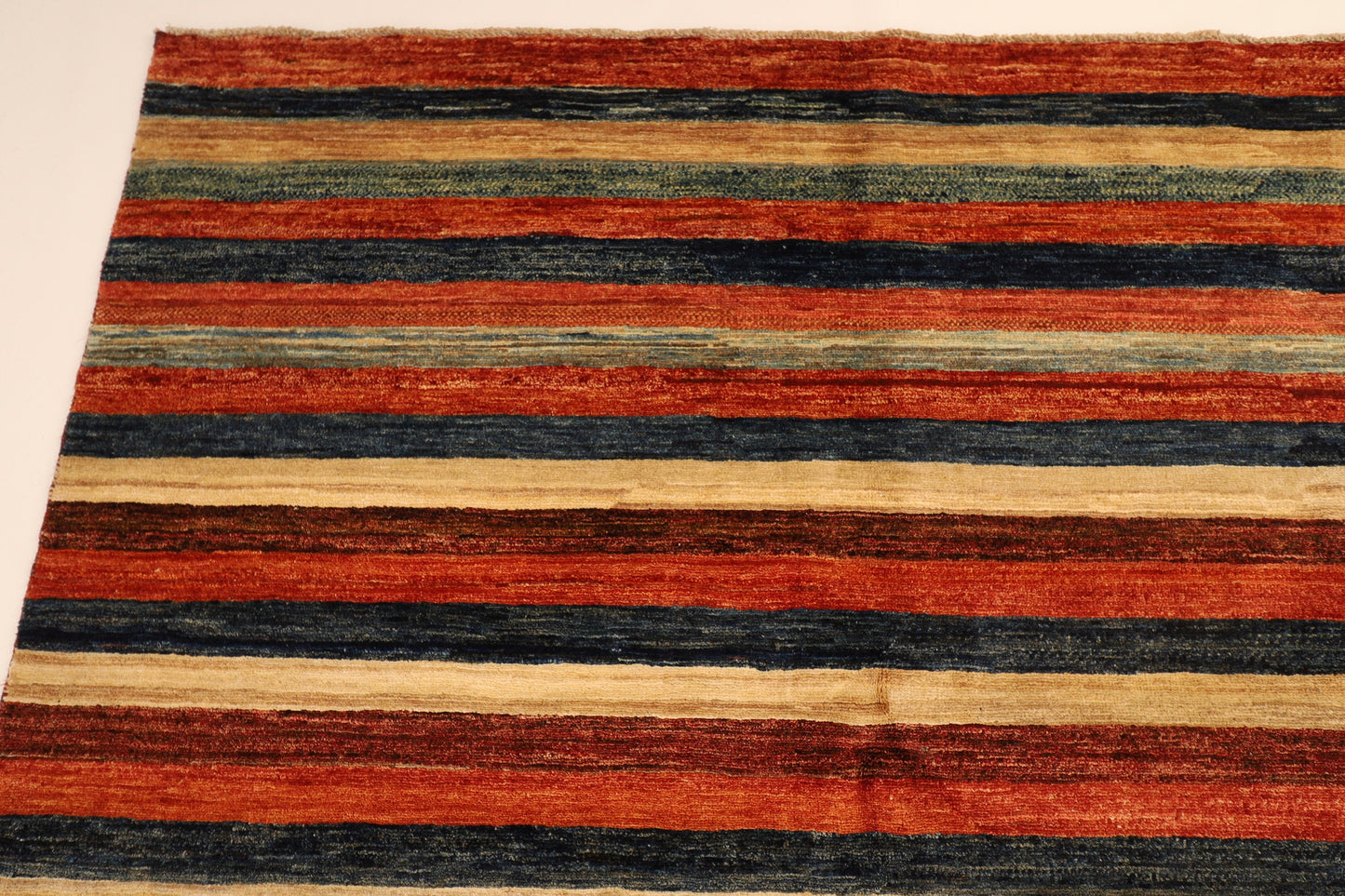 8x11 ft. Gabbeh Rug, 8'3x11 ft / 250x335 cm Hand knotted Rug, Rug For Living Room, Striped Rug, Dining Table Rug, Office Rug, Home Decor