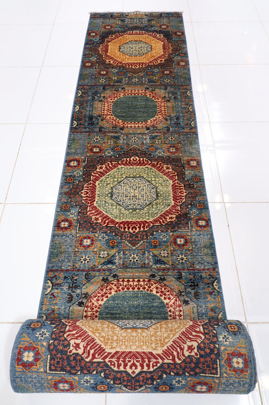 32 ft Long Hallway Runner, 2'9x32 Turkish Hand knotted Rug, Large size runner, Oriental Rug, Over Size rug, Entryway rug, Palace Size Rug