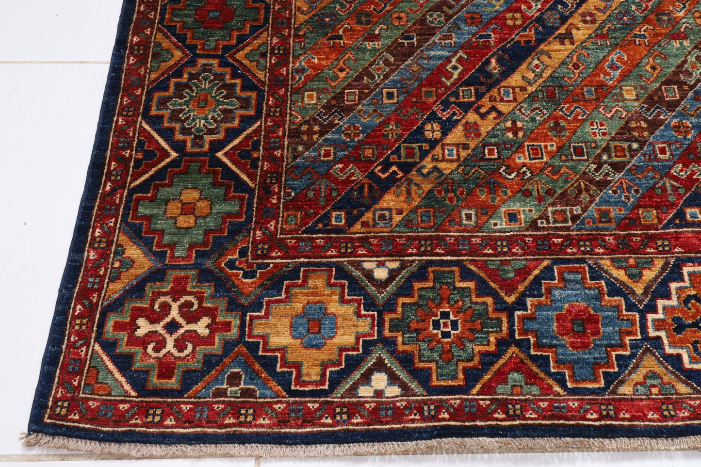 6x8 ft. Turkish Area Rug, 5'9x8 Hand Knotted 100% Wool Dye Rug, Bedroom Rug, Rug for Living Room, Tribal rug, Dining Table Rug