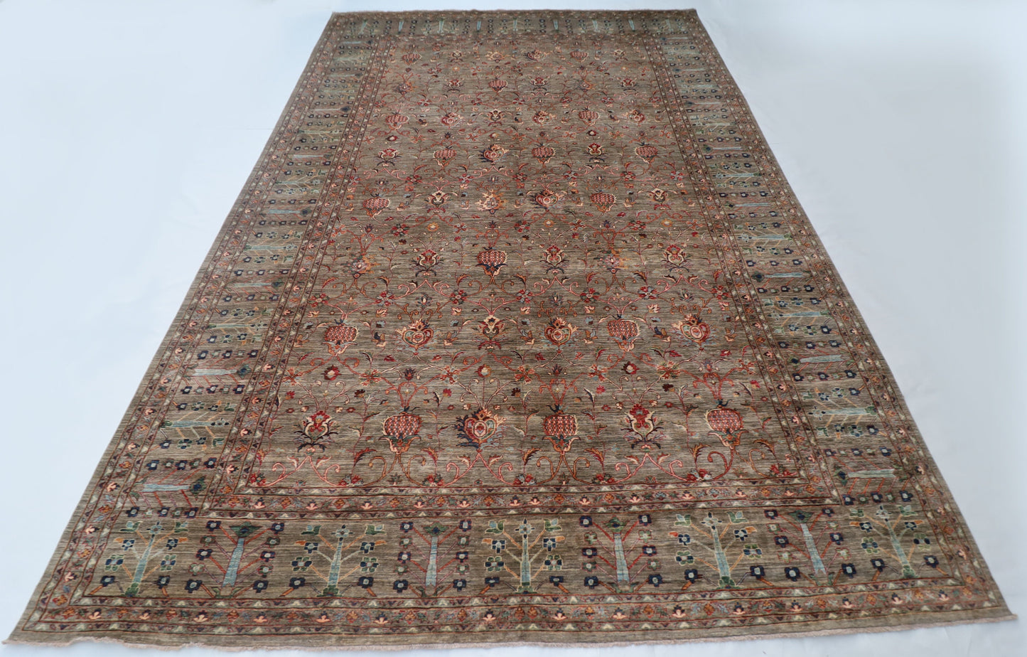 13x19 ft. Palace Size Area Rug, 13x19'3 Hand Knotted Rug, Rug For Living Room, Over Size Rug, Oriental Rug, Office Rug , Large Size Rug