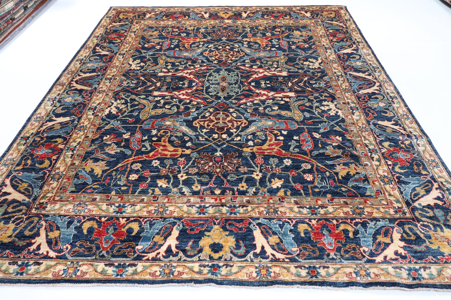 8x10 Tribal Bidjar Area Hand knotted Rug, 8x9'10 ft Rug for Bedroom, Rug For Living Room, Oriental Rug, Dining table Rug, Kitchen Rug,