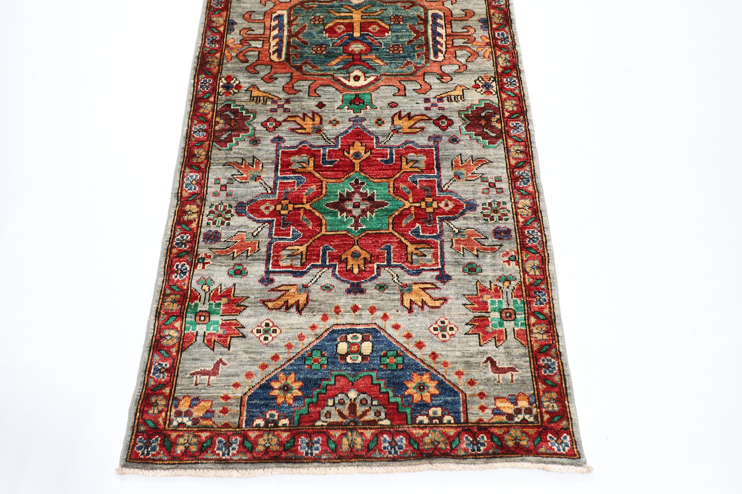 3x14 ft. Oriental Hallway Runner Rug, 2'10x14 Hand Knotted Rug, Rug for Living Room, Office Rug, Afghan Rug, Entryway Rug, Rug for Bedroom