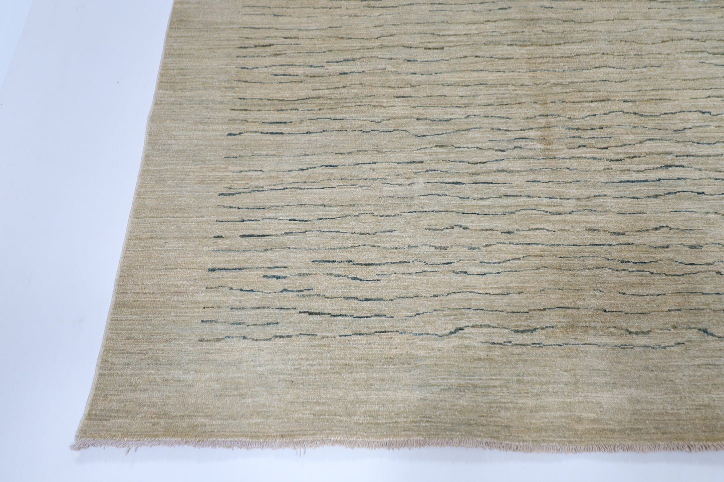 Art 6x9 ft Striped Art Gabbeh Beige Area Rug Wool Natural Colors , Hand Knotted Rug , Bedroom Rug , Afghan Rug , Office Rug , Livingroom Rug