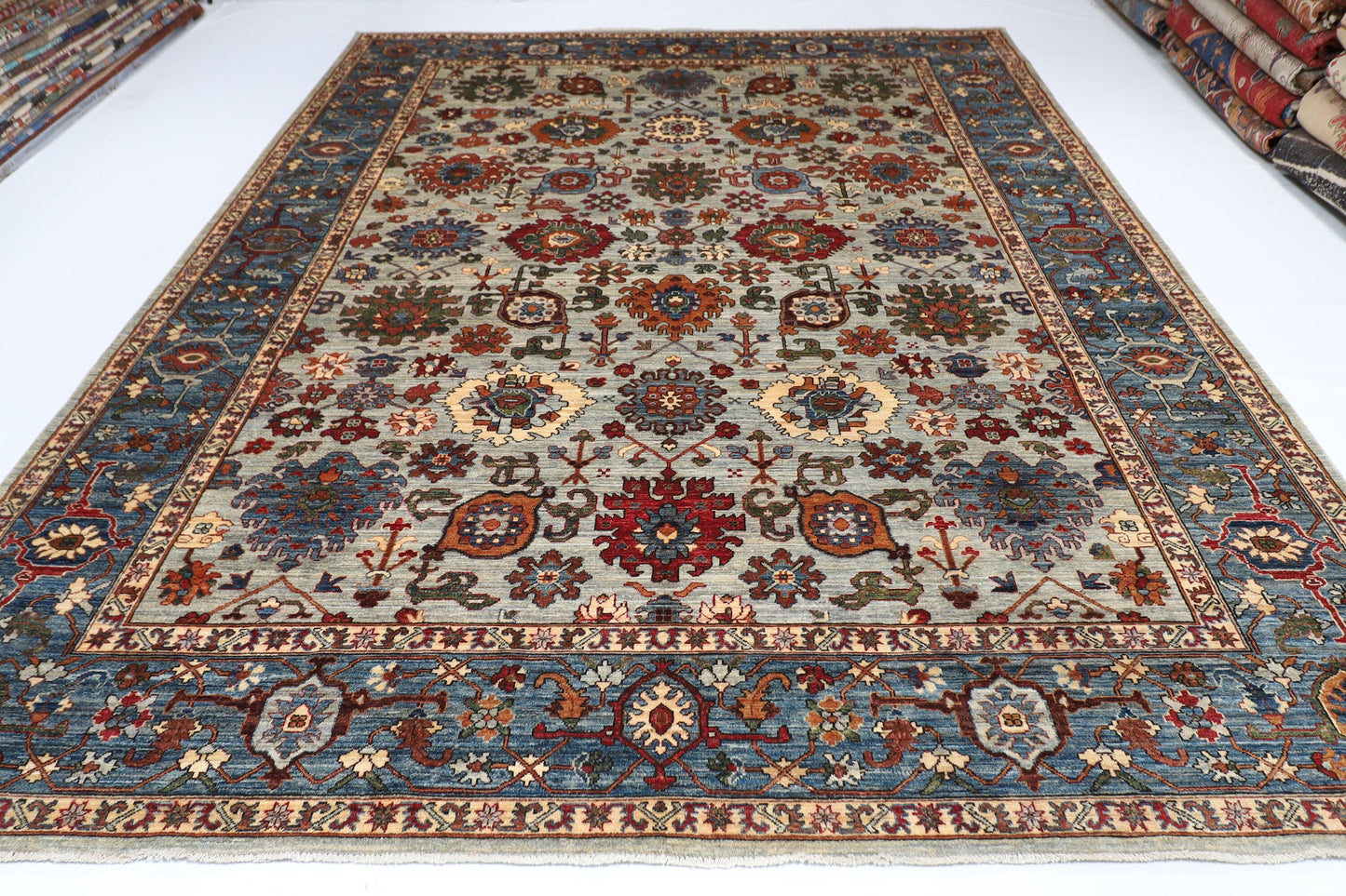 Serapi 9x12 Aryana Area Rug,9'2x12'2 ft Hand knotted Rug, Rug For Living Room, Oriental Rug, Home, Afghan Rug, Dining Table rug, Tribal rug,